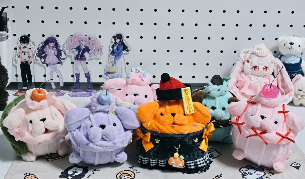 全員お披露目できてないのですが、我が家のホイプーちゃん達かわいいから見てください🥰