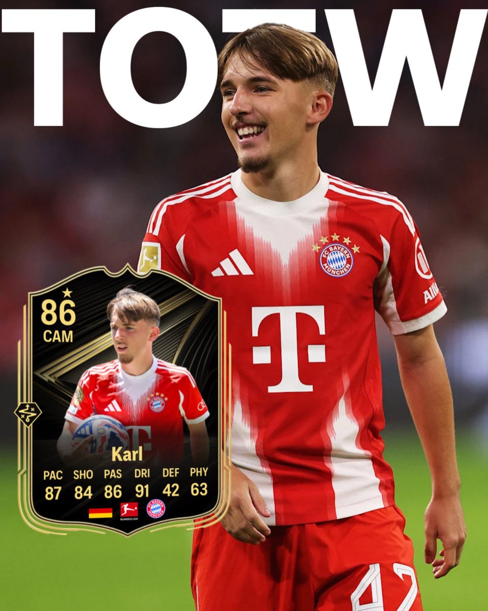 futsolution's tweet image. Lennart Karl with a CRAZY performance! (Possibly Olise nabbed the totw spot in the second half but we’ll see)