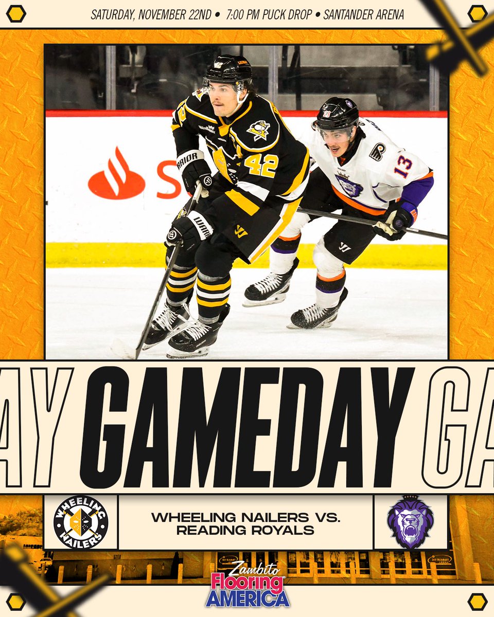 🚨GAMEDAY🚨

We face off against the <a href="/ReadingRoyals/">Reading Royals</a> tonight on the road at 7:00 PM!

📍: Santander Arena
📺: flohockey.tv/live/165757
📻: mix973wheeling.com

#SteelTheMoment