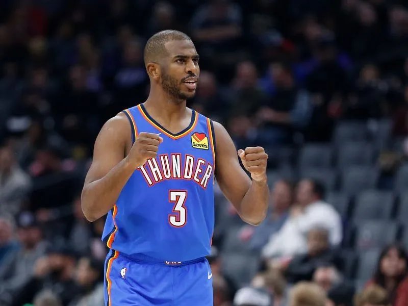 8scth's tweet image. Thank you, Chris Paul for everything, bro you’re one year in Oklahoma City will always be remembered❤️