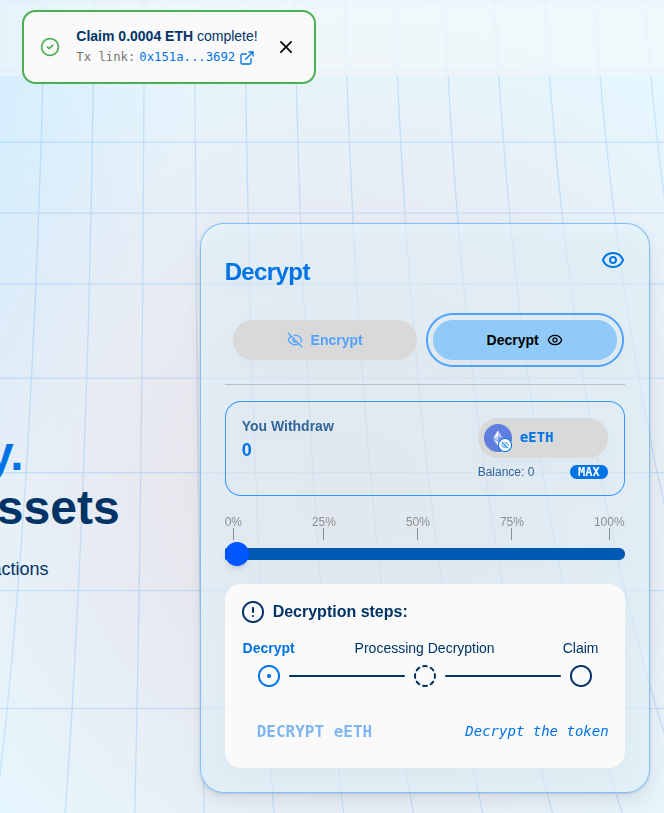 _modular_web3's tweet image. I just published How farm FHEnix ? Today post my experience testnet with @RedactMoney by @fhenix #Decrypt #Encrypt #money 
medium.com/p/how-farm-fhe…