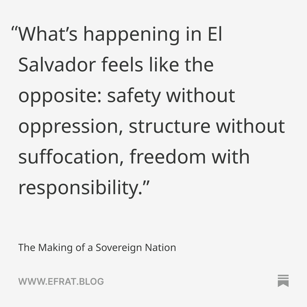 ICYMI, my article about El Salvador: efrat.blog/p/the-making-o…