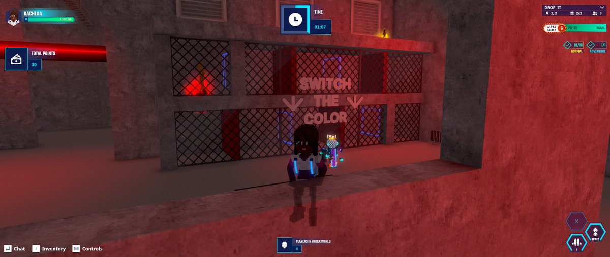 Who else saw the color switch? <a href="/TheSandboxGame/">The Sandbox</a>  tsbga.me/TheSandbox