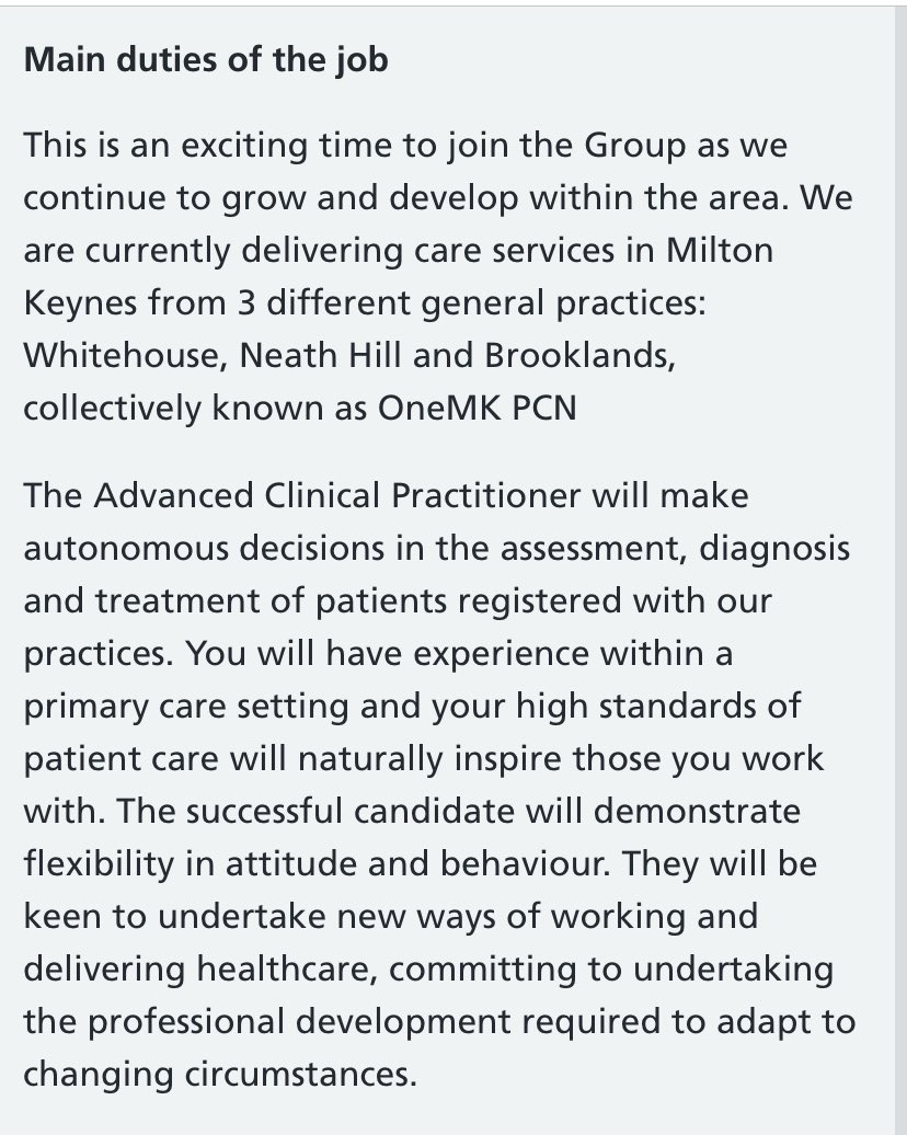 medicalmodelbri's tweet image. @ballzy_physio Lol wait until you hear about those same U.K. physios becoming ACPs after doing a part time course . Basically acting as a GP . jobs.nhs.uk/candidate/joba…