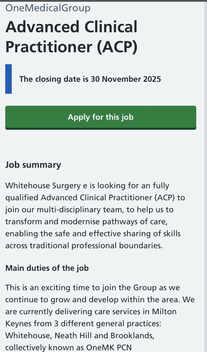 medicalmodelbri's tweet image. @ballzy_physio Lol wait until you hear about those same U.K. physios becoming ACPs after doing a part time course . Basically acting as a GP . jobs.nhs.uk/candidate/joba…