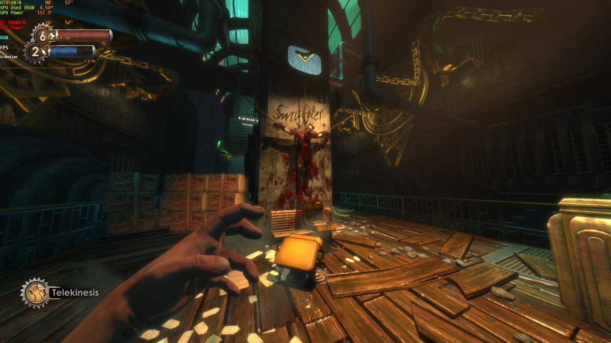 KKQY's tweet image. بعد محاولات هنا وهناك، نزلت مودات تحسن التجربة وتبعد عني كل كراش فتاك، وفوقها أخضعت الريماستر الحمد لله، ورب الخليقة تعبت وأنا أصول وأجول بالملفات، أدقق وأستدرك سبب الكراشات، تكفون يا 2K اعتقوني أفرح بهالمسرات، أبغى أتجرع هالفن بدون عثرات.

#BioShock1 | #PCShare