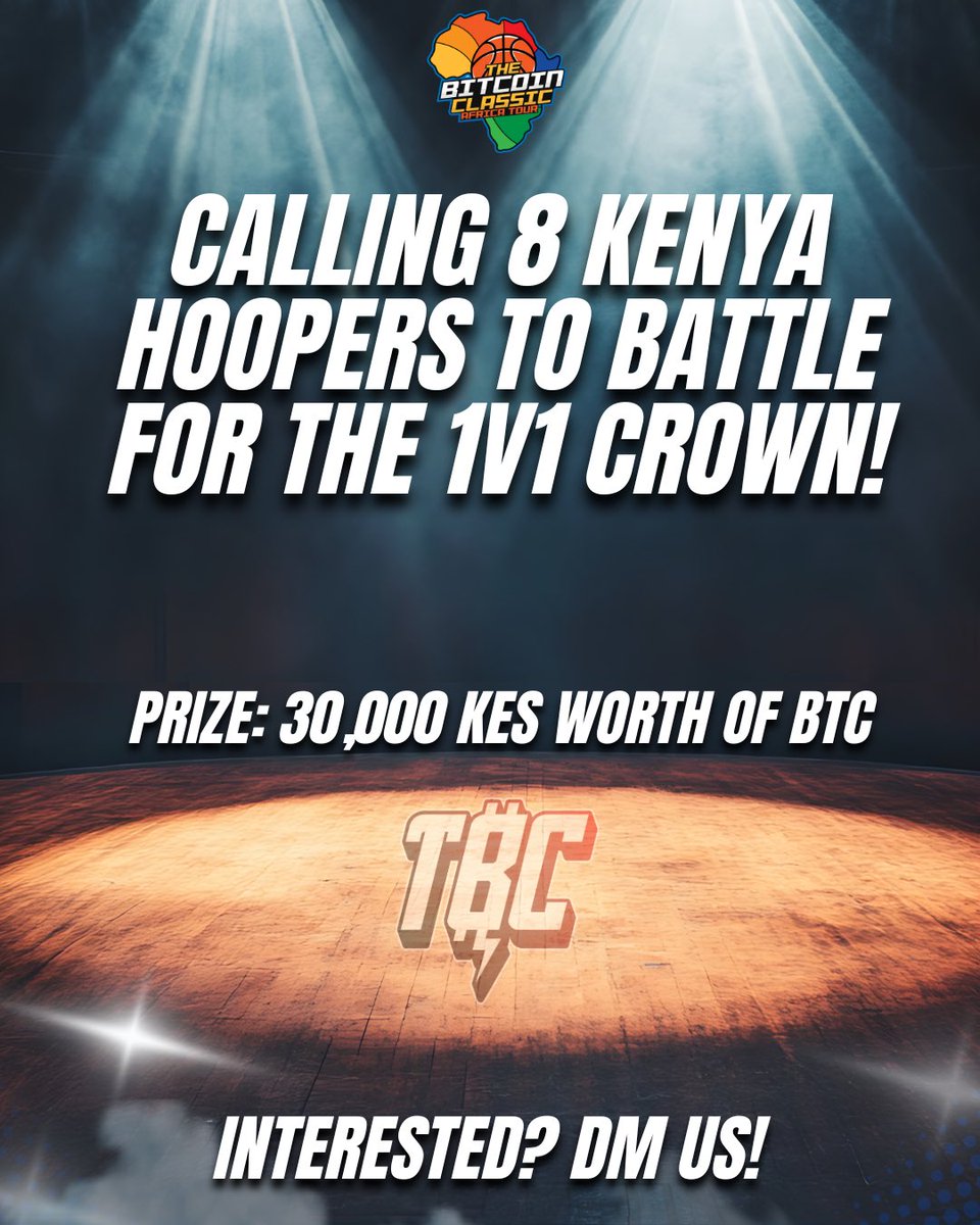 TBC AFRICA TOUR!! Excited to see the basketball and Bitcoin culture 🇿🇦 
1st Stop: Nairobi Kenya Dec 6th 
2nd Stop: Accra Ghana Dec 11th 

<a href="/jack/">jack</a> thanks for the assist <a href="/blocks/">Block</a>