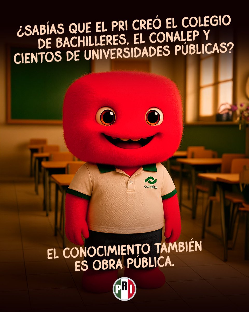 Con el PRI la educación estaba en buenas manos.