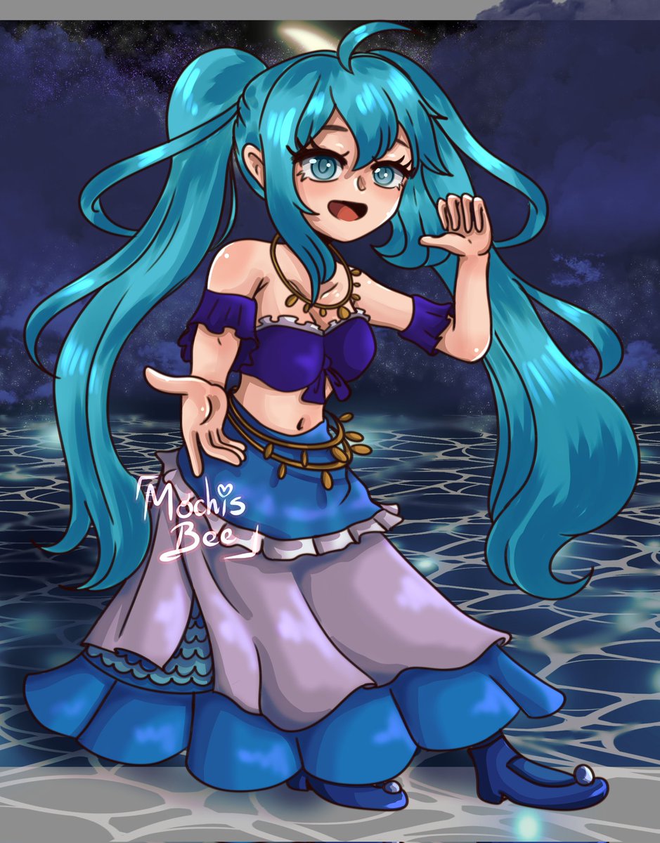 Mochis_Bee's tweet image. Gentecita linda!~ 

Vengo a subir un fanart de Miku que realicé para una colab, espero les guste me divertí mucho haciéndola 💖

[ #hatsunemiku #mikufanart #Collab #collaboration ]