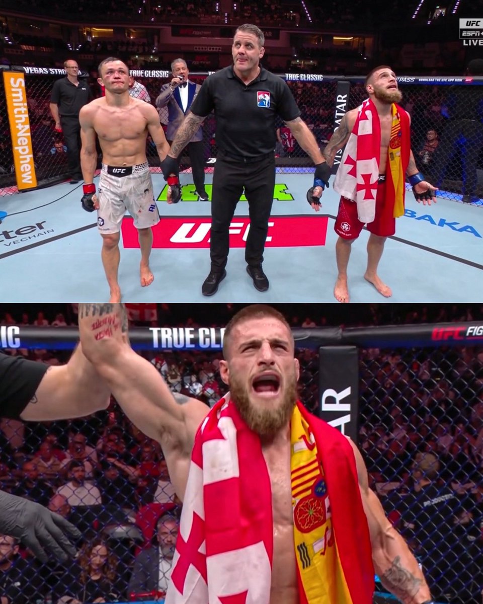 Home_of_Fight's tweet image. 👏 Very impressive performance by Aleksandre Topuria.

Landed all takedowns and dropped Bekzat. Clean 30-27 performance. Could have gotten a KO if went for it.