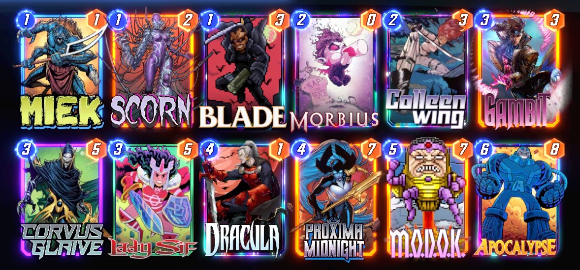 siyuu_12's tweet image. マベスナ2年やってて初めて
インフィニティいけたー！！！
うれしーー😽
廃棄かサーファーでずっとやってやっと🥺
 #MarvelSnap #マーベルスナップ #マベスナ