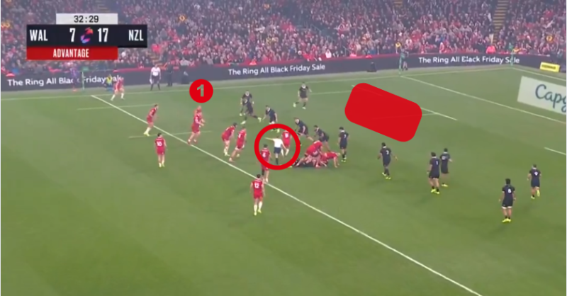 ultimaterugby's tweet photo. They may have lost the game, but Wales and Tomos Williams unlocked the All Blacks defence for Tom Rogers to score his second try.👨‍🏫

#WALvNZL