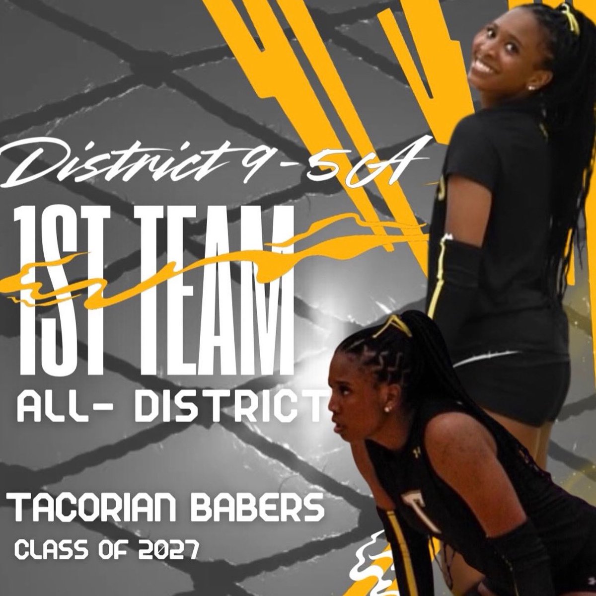VisionVBClub1's tweet image. Congratulations to Tacorian Babers from #Vision17EXVBlue on earning 1st Team All-District honors! #WeAreVision #HighFiveSeason