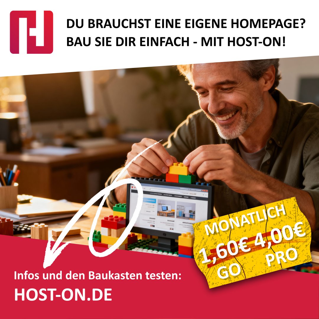 hostonde's tweet image. Du bist ein #Selbermacher? 👷🏻‍♂️💪🏼 Ein echter 🏗⚒ #Baumeister? Warum baust Du Dir dann nicht auch Deine eigene #Homepage? Mit dem Homepage-#Baukasten von Host-On ! host-on.de/de/homepage-ba…