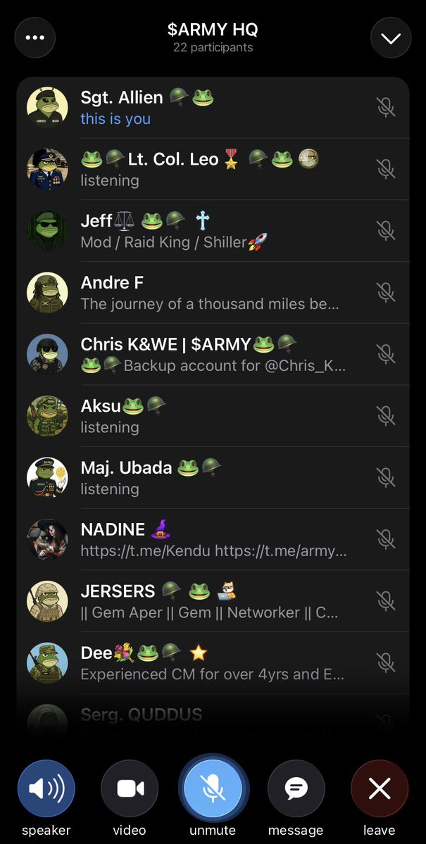 Alienxchange's tweet image. Being in $ARMY taught me something simple: When you surround yourself with people who refuse to quit, you start believing you can’t lose either.
That’s real bullish energy.
$ARMY isn’t just more than a project to me and my other soldiers and that’s why we keep vibing everyday
🐸