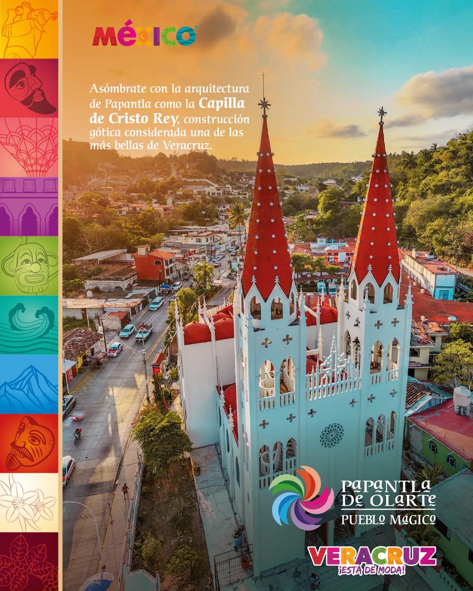 VeracruzTurismo's tweet image. Adéntrate en el Pueblo Mágico 🏵️ de📍Papantla, un destino único por su cultura viva y con 3️⃣ Patrimonios Culturales por la UNESCO.

¿Ya lo conoces? 🤩

#VeracruzEstáDeModa ✨