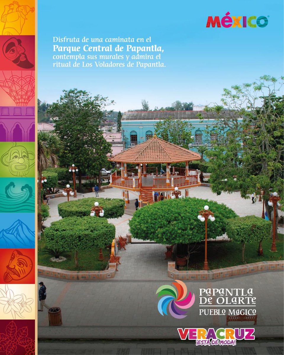 VeracruzTurismo's tweet image. Adéntrate en el Pueblo Mágico 🏵️ de📍Papantla, un destino único por su cultura viva y con 3️⃣ Patrimonios Culturales por la UNESCO.

¿Ya lo conoces? 🤩

#VeracruzEstáDeModa ✨