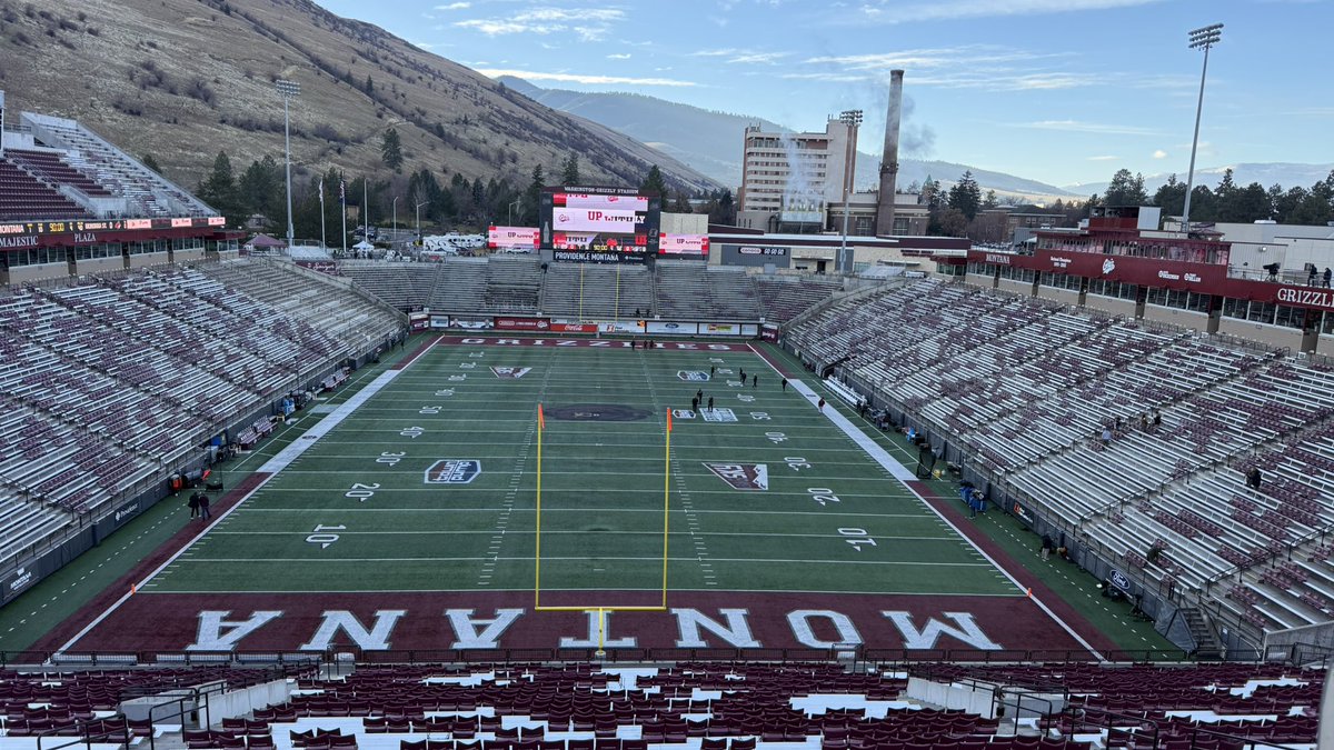 abekurien's tweet photo. It is Game Day!  The 124th Brawl of the Wild at the University of Montana!  It is Griz vs Montana State Cats!  I am running the North High End Zone camera for Scripps Sports.   Have a great game day!  Keep Smiling!! https://t.co/6vGNCsNT3g