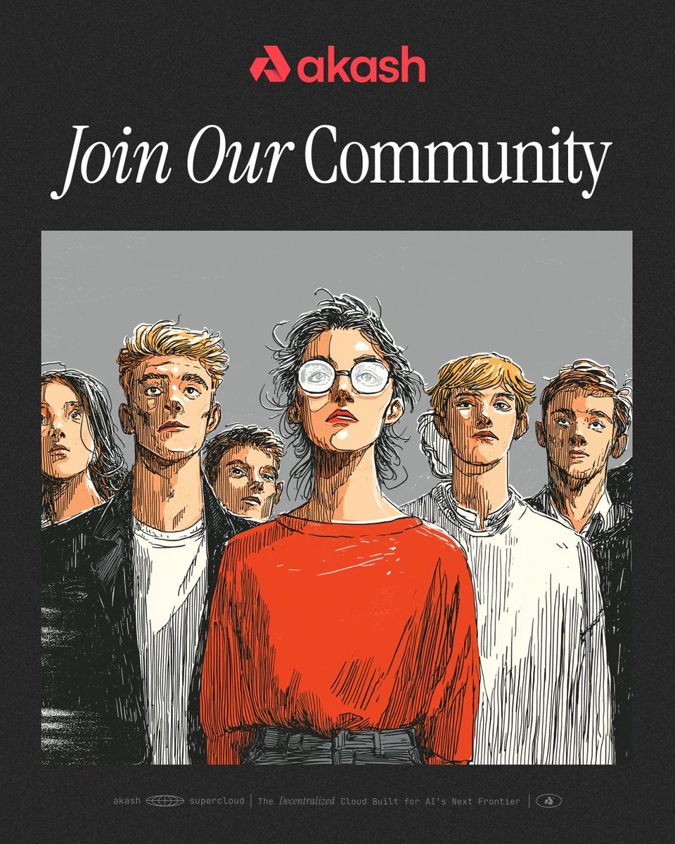 akashnet's tweet image. Akash’s open-source community provides a structured, professional environment for builders who want to make a real impact.

Here, you’ll find:

→ Special Interest Groups (SIGs): Long-term groups focused on core areas like deployments, providers, economics, GPU support, clients,…