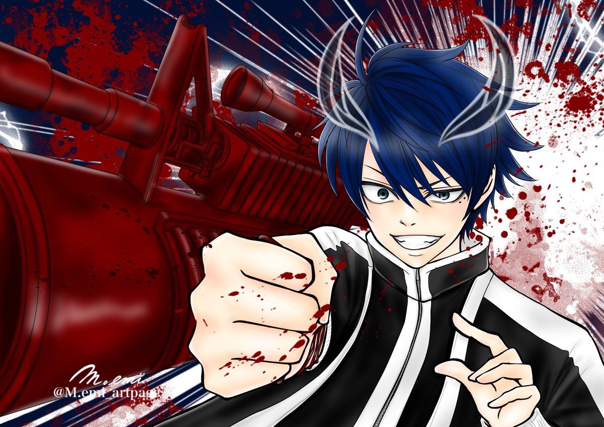 イラストに銃が入った作品集めてみた。 銃描くの大変だけど、達成感が