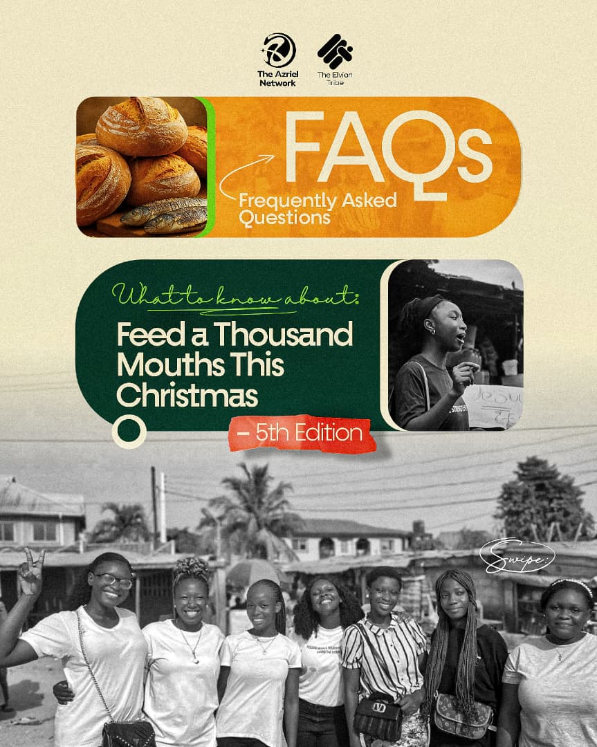 Azriel_Network's tweet image. The Azriel Network is partnering with The Elvian Tribe to feed a thousand people in Makoko this December