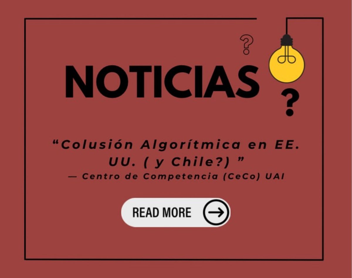 competenciacec's tweet image. ¿Puede la IA facilitar la colusión entre empresas? El nuevo episodio del Centro de Competencia UAl explica cómo los algoritmos afectan la fijación de precios y los retos para los reguladores en EE. UU., Chile y la región. 

#LeydeCompetencia #LibreCompetencia
