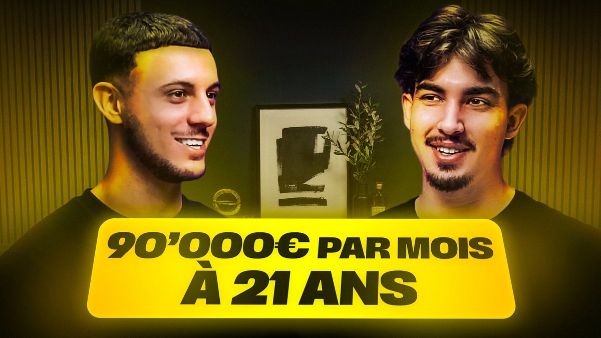 Ecom_Zezinho_'s tweet image. 90’000€ par mois après 200 ÉCHECS en dropshipping.

Dans cette vidéo, on découvre l&apos;incroyable parcours de @Gwenshark1 , qui a seulement 21 ans est passé de 0 à 6k/day en seulement 2 mois avec la stratégie Zecom.

(merci à ceux qui donneront de la force 🫶)

Lien de la vidéo en…