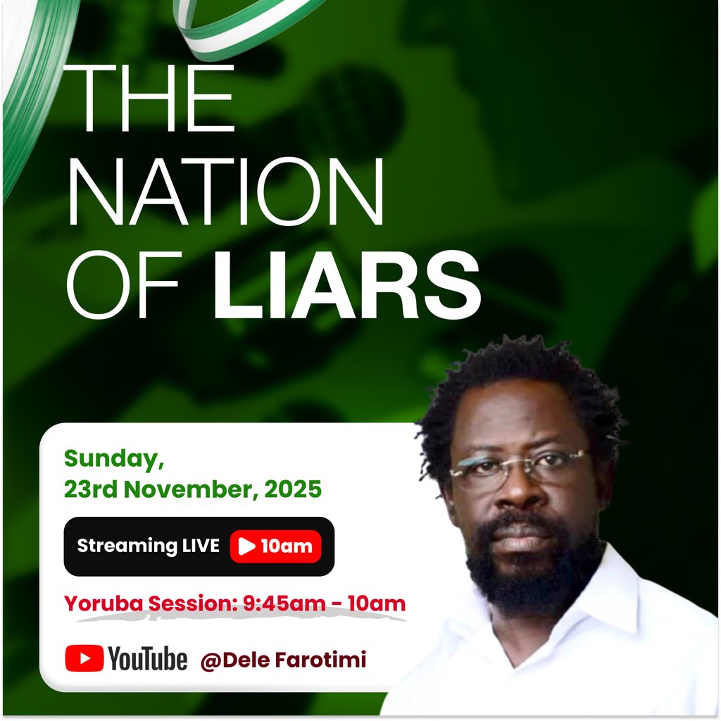 Pls join me tomorrow morning..🇳🇬🤔