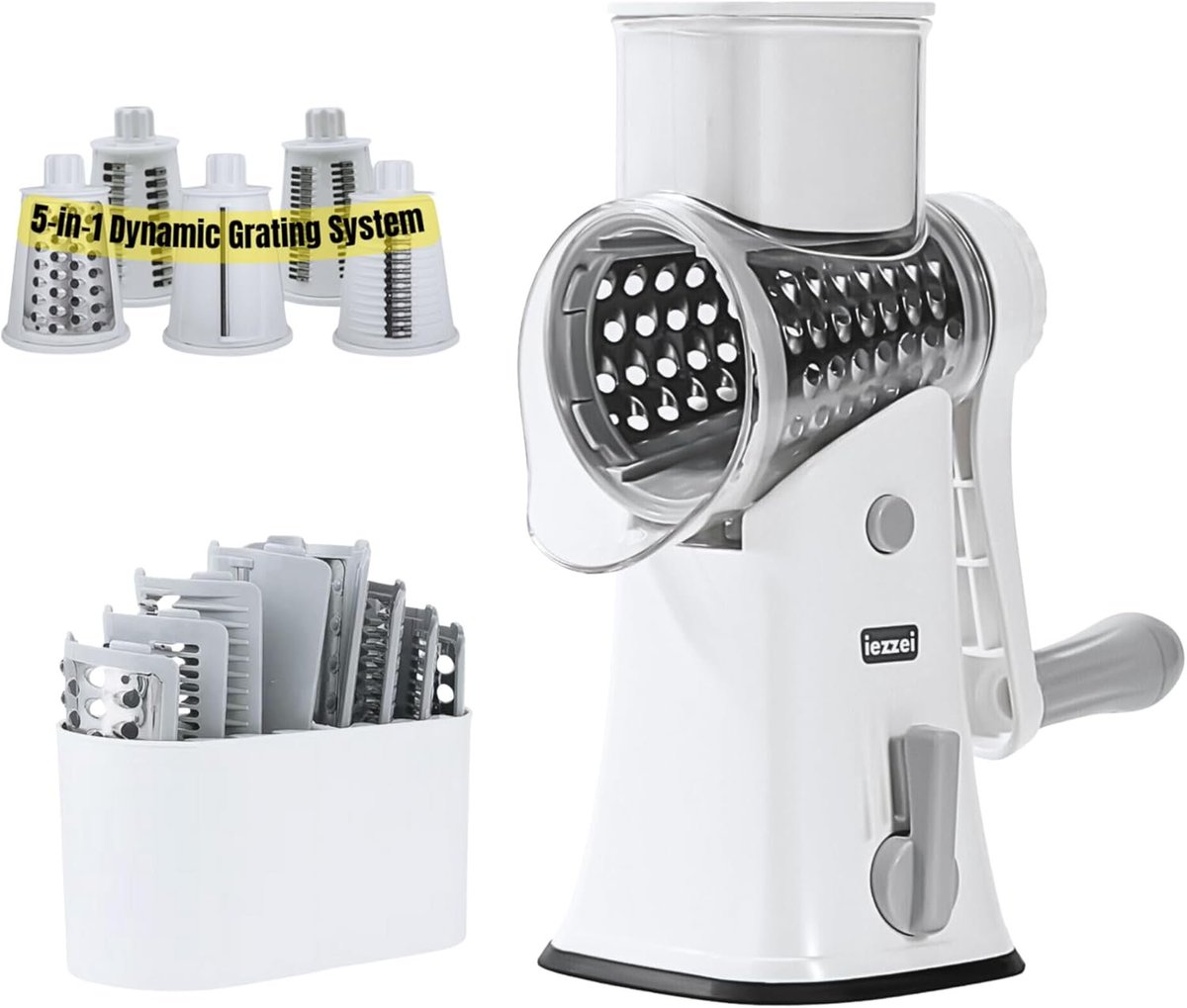 pfdealz's tweet image. Rotary Cheese Grater - Vegetable Slicer Hand Crank, Fruit Cutter, Carrot Shredder for $21.25!!

sovrn.co/5sr45rp

#Ad #Onsale

Image credit: Amazon