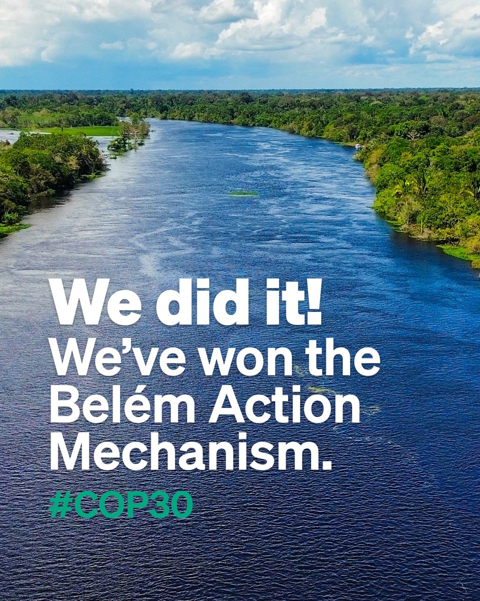 WarOnWant's tweet image. We&apos;ve won the Belém Action Mechanism #BAM at the #COP30 climate talks. Our reaction.👇