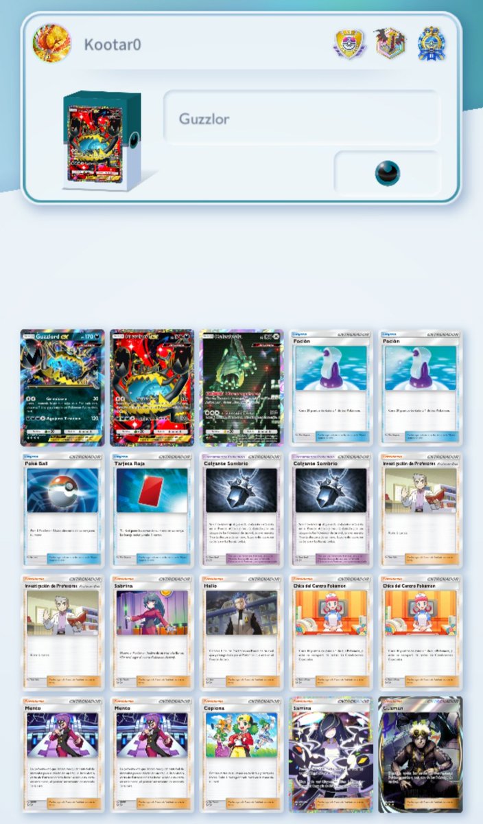 Kootaro_'s tweet photo. Le tengo mucho cariño a este Deck, me hizo llegar al rango máximo la temporada pasada, pero de los combates que tuve contra los decks de Mega-Blaziken/Altaria/Absol si estuvieron muy complicados e incluso ni tenía opción para ganarlos 😅
#PokemonTCGPocket https://t.co/YVeqmggtGP
