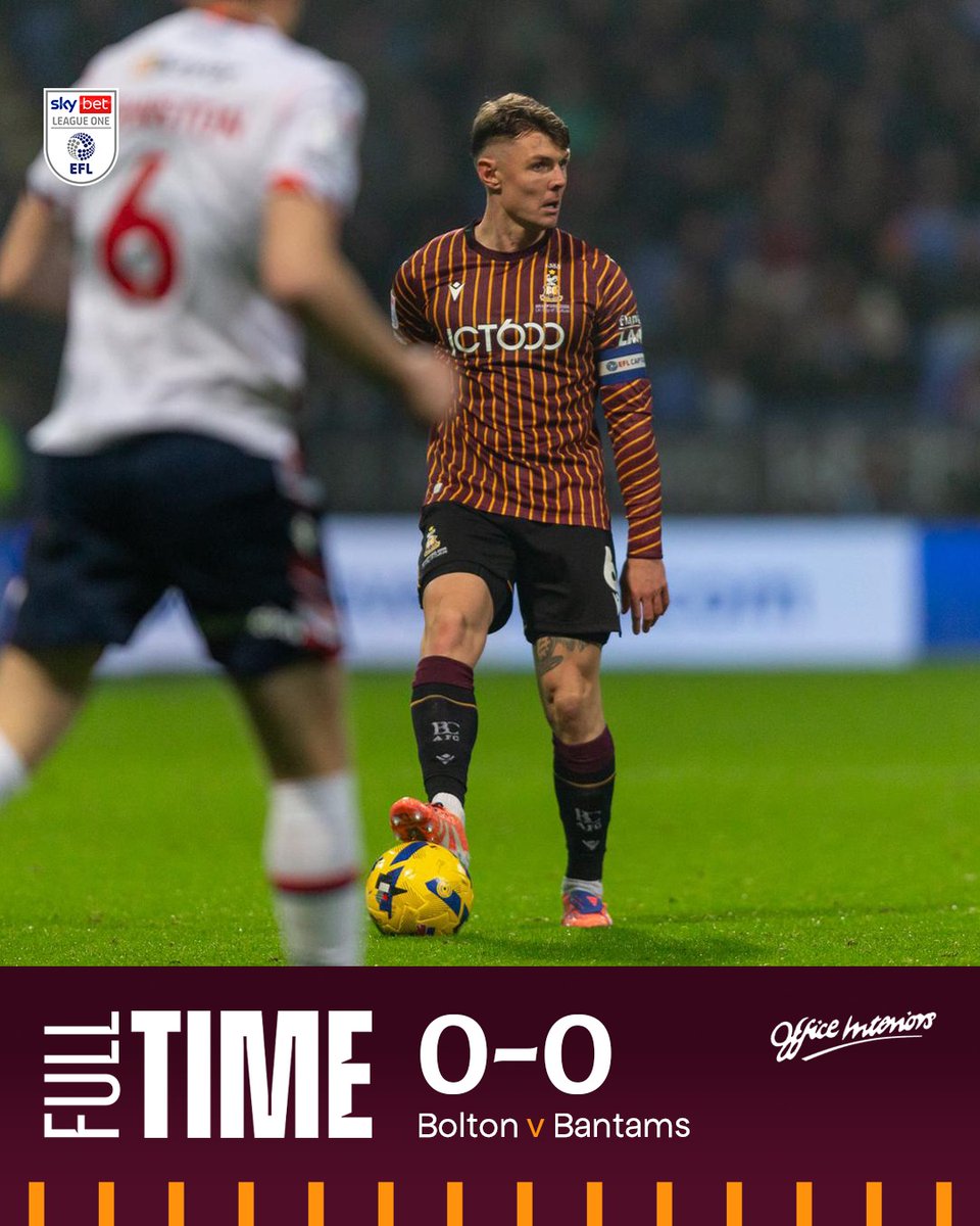 officialbantams's tweet image. A solid point and a clean sheet on the road. 💪

#BCAFC | #BOLvBRA | @OFFICEINTERIOR5