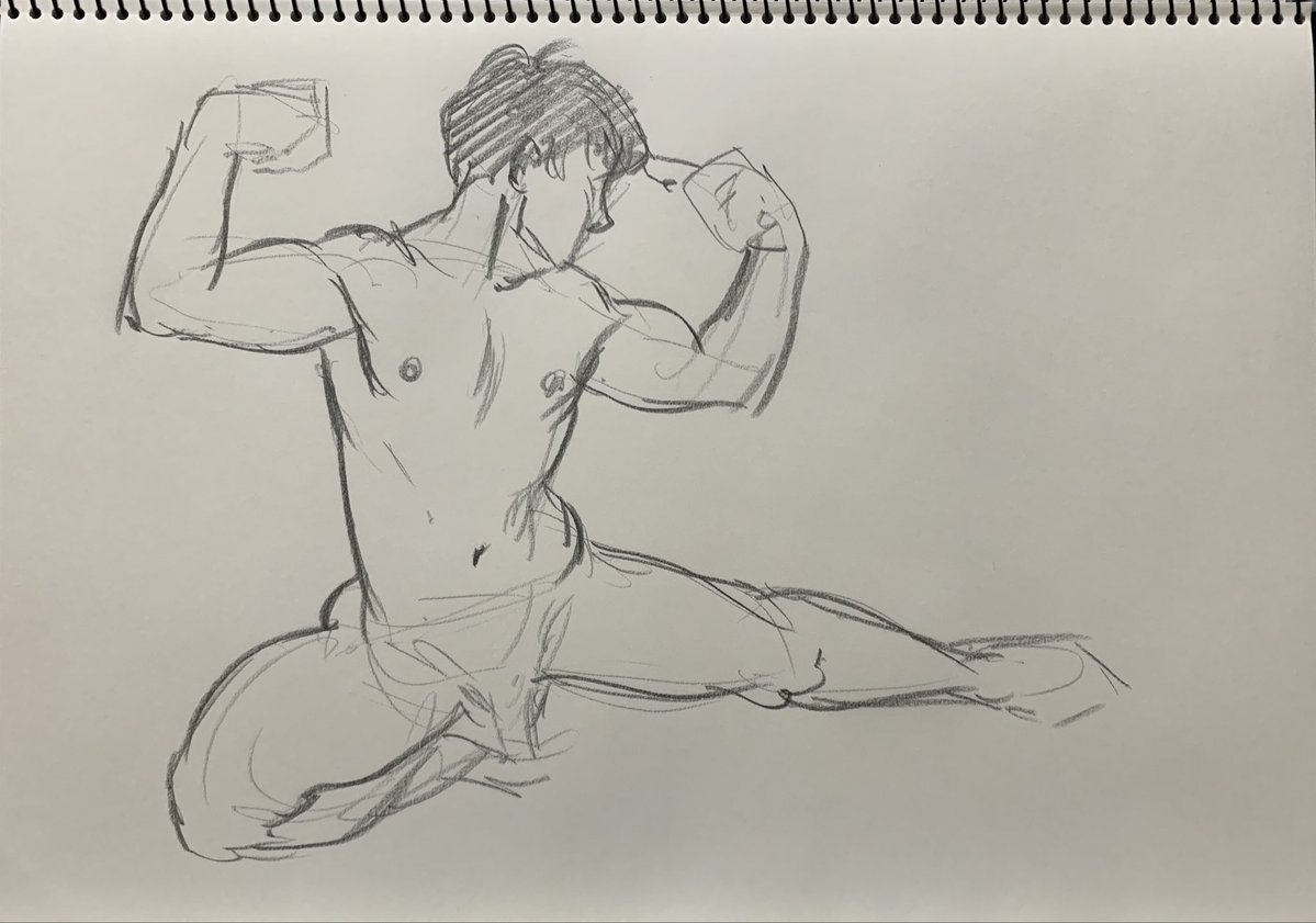 今日は第12期ラストの
デッサンクラスでした！
来月の塾生作品展に向けて
作品制作頑張ります💪

画像は授業で描いたクロッキー
モデルはショーンさんです✨

#絵楽塾