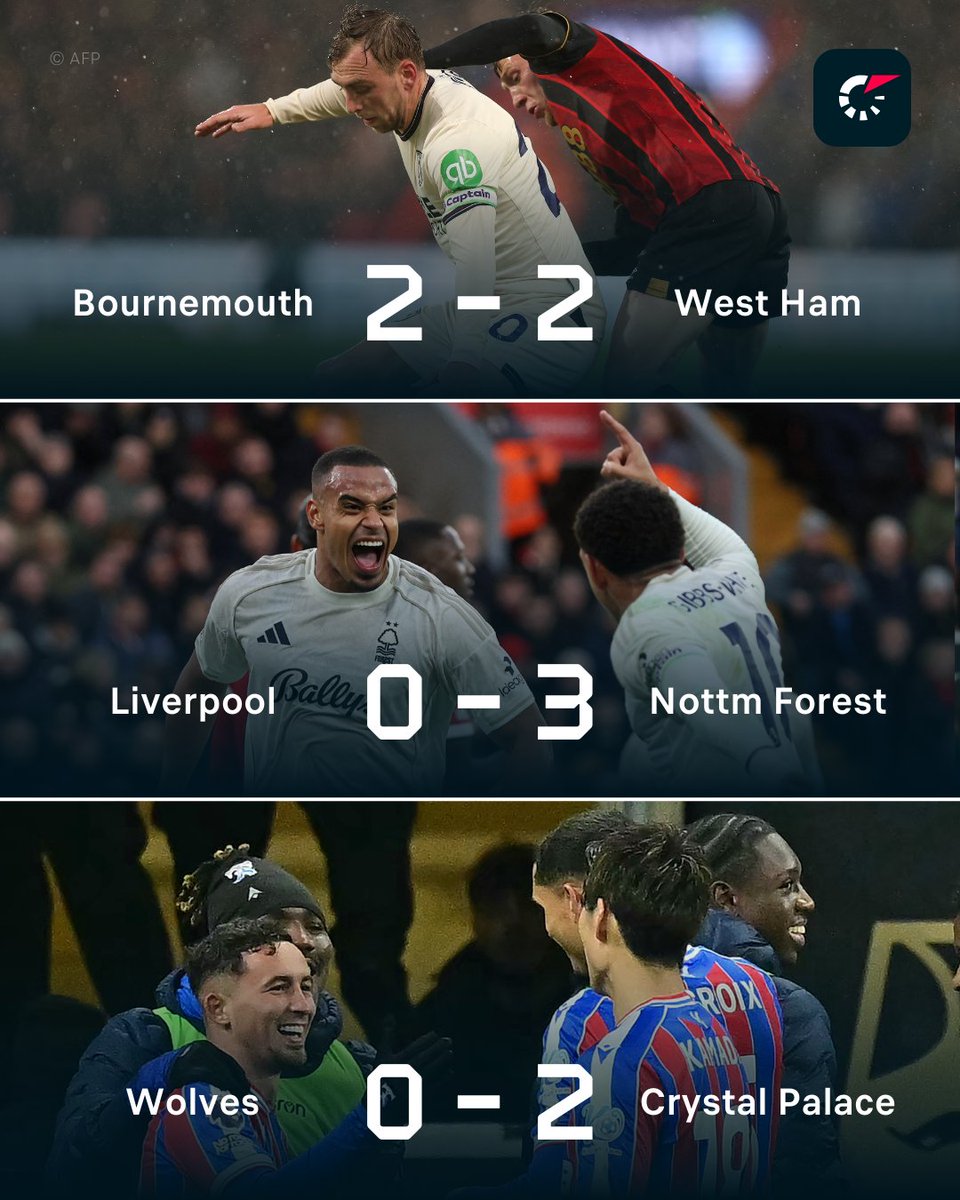 Flashscorecom's tweet image. ⚒️ West Ham miss out on a third successive win on the spin, Palace ruin Rob Edwards&apos; homecoming, and Liverpool lose 𝗔𝗚𝗔𝗜𝗡! 😤

📊 Get all the Premier League afternoon stats and scores here ↙️
flashsco.re/msetnmmm