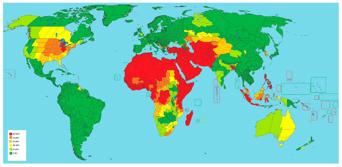 theepicmap's tweet image. Why is (male) circumcision most common in the Midwest with in the US?