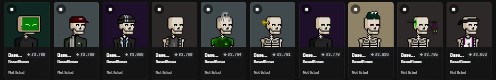 hbba_onchain's tweet image. 🌿Big GIVEAWAY🌿

Huge shoutout to @StefanbeatChart for the amazing gift — the tribe just received a batch of Based Bones NFTs from @ShadowDstudio. A true bro bringing energy and good vibes to the community.

To share the love, we’re launching a giveaway of 10 Based Bones NFTs +…