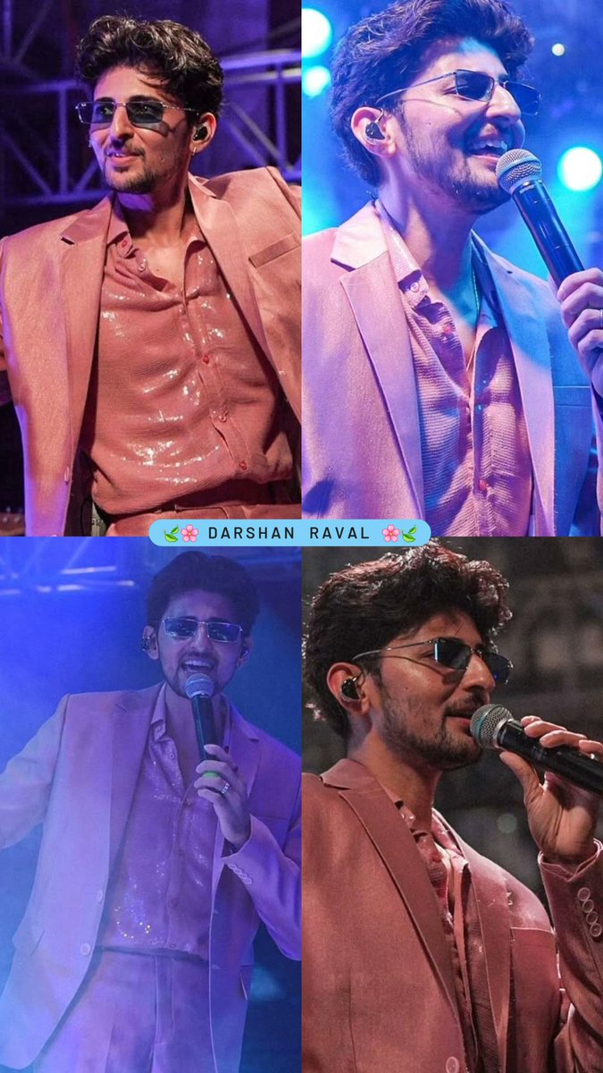 ReemaGauncarDZ's tweet image. @DarshanRavalDZ you looked purely &quot;Sakura King&quot; of our &quot;Sakura Queen&quot; @dharal_surelia yesterday at Kolkata gig. 

This shade of pastel pink looks so cute on you with joyful smile on your face when you make event magical - best accessory always.🌸

Source : Darshuufans page on IG