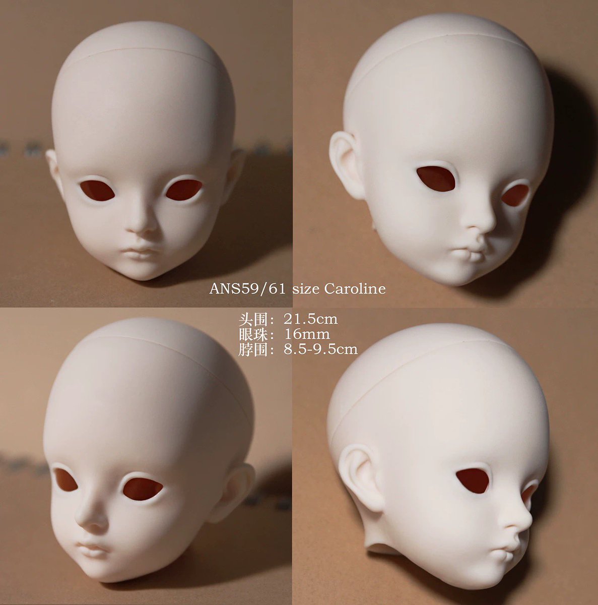 Note_BJD's tweet image. 🍑 ANotherSecret ( ANS )
✅ 嘉露莲 ( Caroline / 캐롤라인 )
➡️ 1/3
⏰ 2025.11.23. 21:00 (KST) ~ 12.7.
⏳ 5개월+ 소요
1️⃣ 머리둘레 21.5cm
2️⃣ 목둘레 8.5~9cm
3️⃣ 안구 16mm
📢 ANS59, ANS61 바디, 관절손도 함께 판매