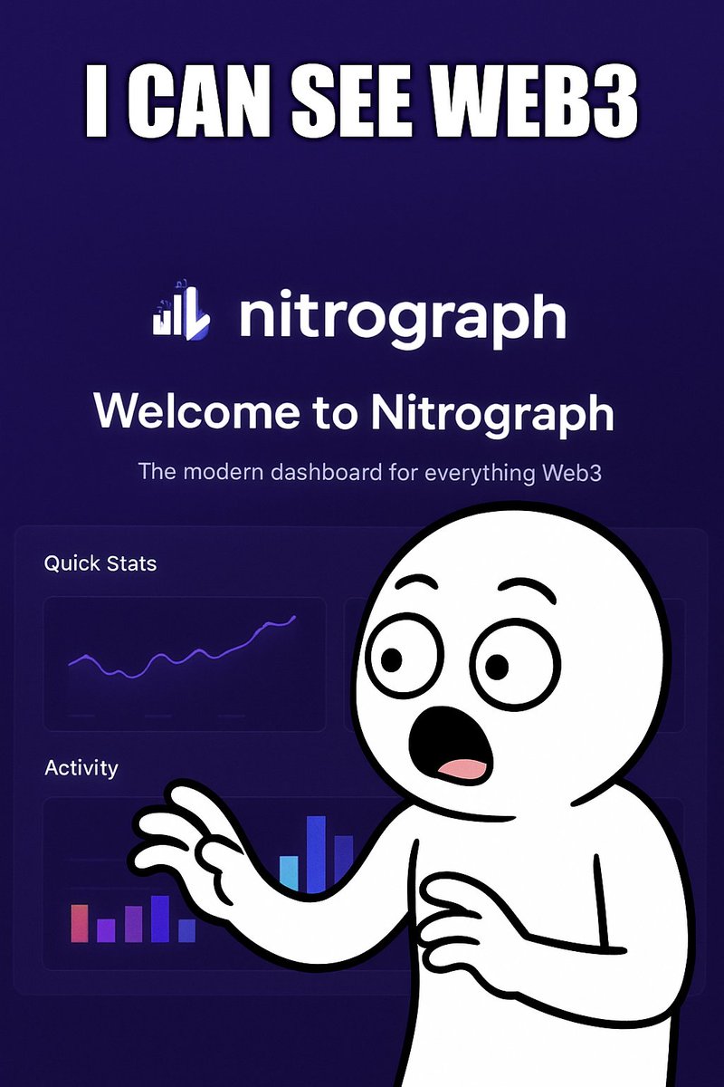 HaiTran1507's tweet image. Nitrograph đang mang đến cách thể hiện dữ liệu Web3 hoàn toàn mới: trực quan, nhanh và cực kỳ mạnh mẽ. Từ phân tích on-chain đến theo dõi dự án, mọi thứ đều rõ ràng trong một giao diện duy nhất. Dành cho ai muốn “nhìn Web3 bằng mắt thật”.
#Nitrograph #Web3