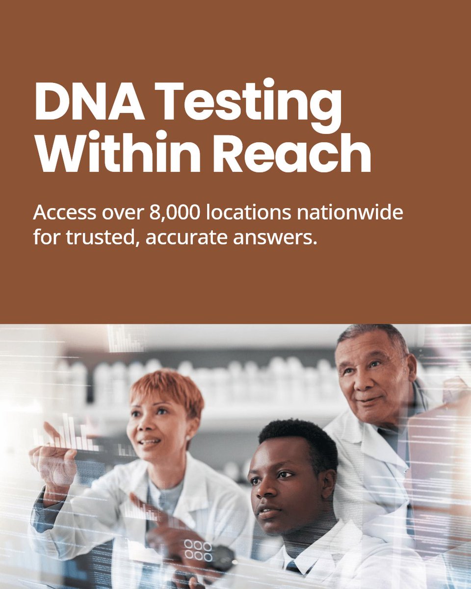 PeaceofMindDNA's tweet image. Over 8,000 locations nationwide make DNA testing accessible. Get answers you can trust: peaceofmindpaternity.com #LegalDNATesting #NIPPTesting #PeaceofMindPaternity #PrivateDNATesting #FamilyFirst #PaternityCourt #DNATesting #DNATest
