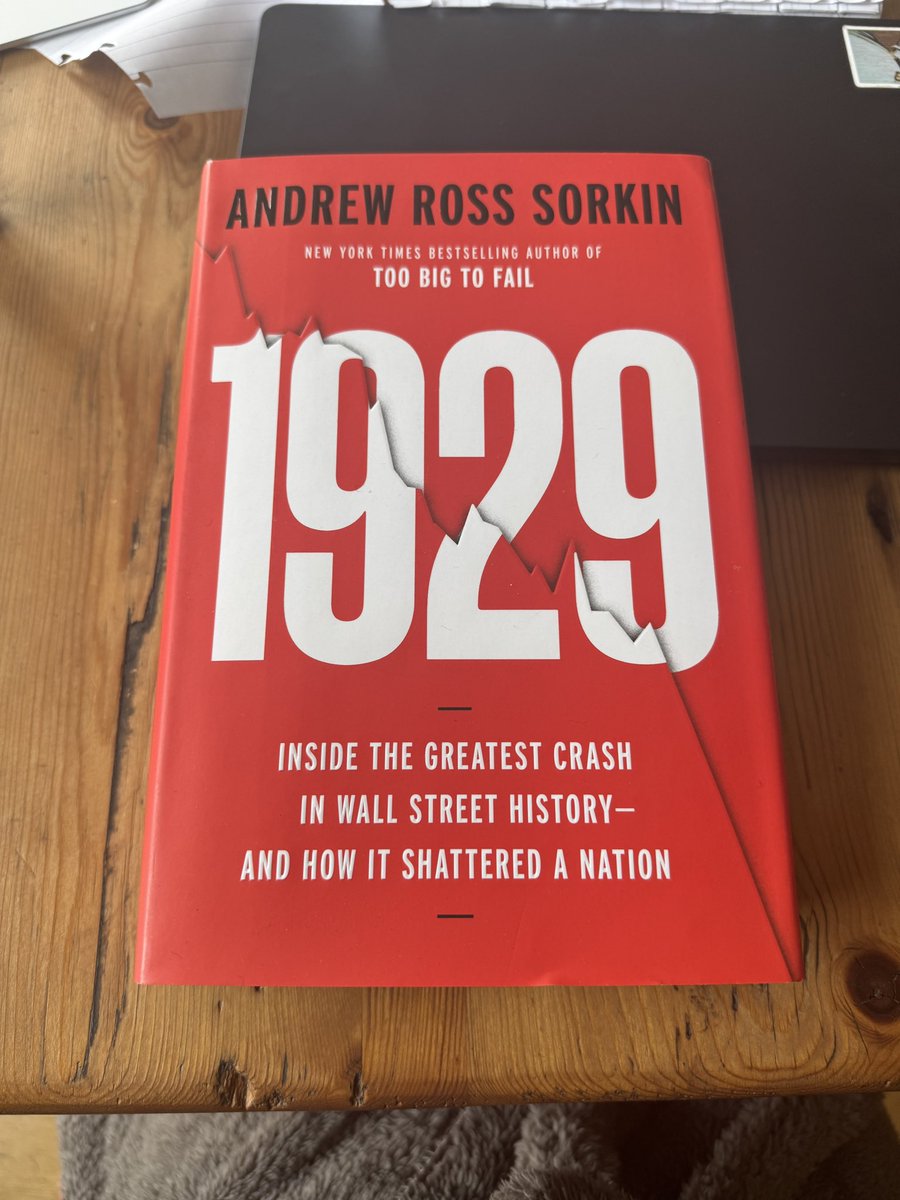 Just started reading this book by <a href="/andrewrsorkin/">Andrew Ross Sorkin</a> 

So far it feels like reading a contemporary account and not a century old historical account… weird deja vu