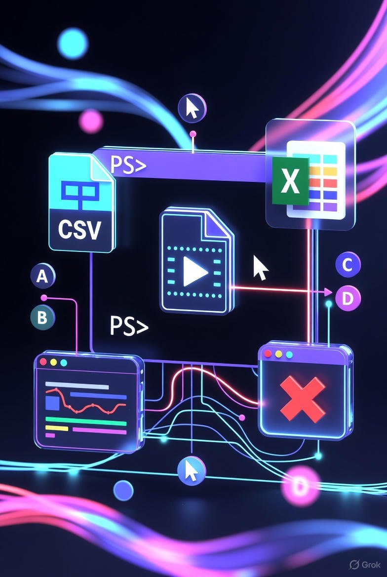 dfinke's tweet image. AI agents in pure PowerShell.
Drop a .ps1 → done.

CSV→Excel
Git summaries
Self-healing errors (Stack Overflow)
Auto reports

No Python. No Docker. Just magic.
🔗 github.com/dfinke/awesome…
#PowerShell #AI