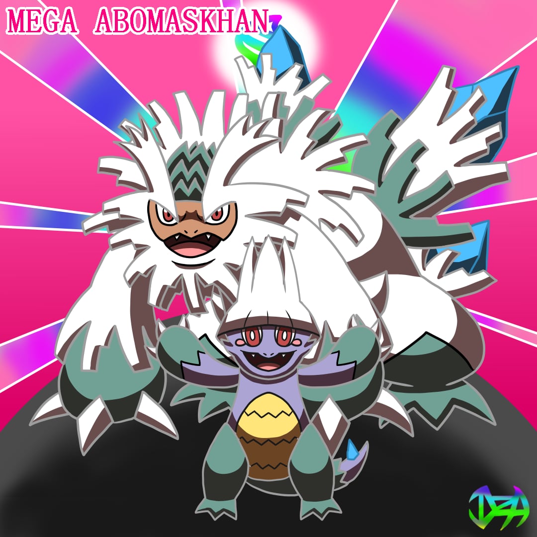 ZachmanRockfan's tweet photo. What's this?! A Mega Pokemon Fusion has been discovered!
Mega Abomaskhan!
#Pokemon #MegaEvolution #pokemonfusion #pokefusion #digitalart #digitaldrawing #kangaskhan #megakangaskhan #abomasnow #megaabomasnow https://t.co/gVcSqVt9Gq