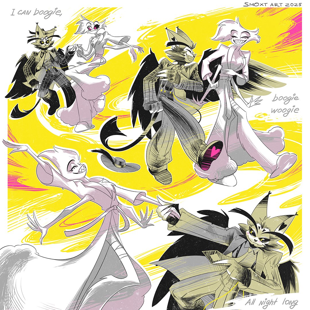 100 views in 22 min... strange. reposting this.  [Page 160]  🎵 - yes sir, I can boogie #angeldust #husk #hazbinHotelFanart #hazbinHotel #huskerdust #blackwidowhuskerdustau #hazbinhotelcomic #hazbinhotelhusk #hazbinhotelangeldust #fanart #webcomic #vivziepop #slowburn