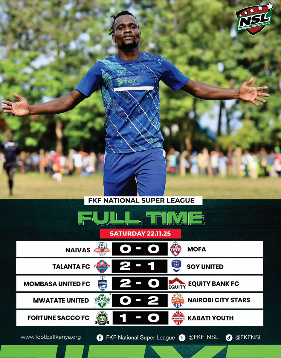 FKF_NSL's tweet image. Ligi haina mwenyewe hii! Maoni?
#FKFNSL