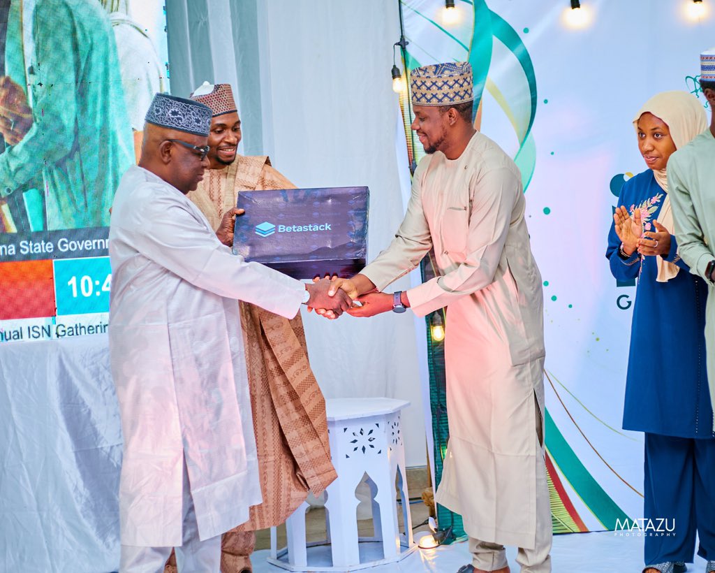 Yesterday, the Beta Stack team presented special gifts to His Excellency, the Executive Governor of Katsina State, who was represented by his Chief of Staff, at the Annual Innovation Support Network Dinner hosted by the Katsina State Government.

<a href="/SoftwareSultan/">Idris M. kabir</a>