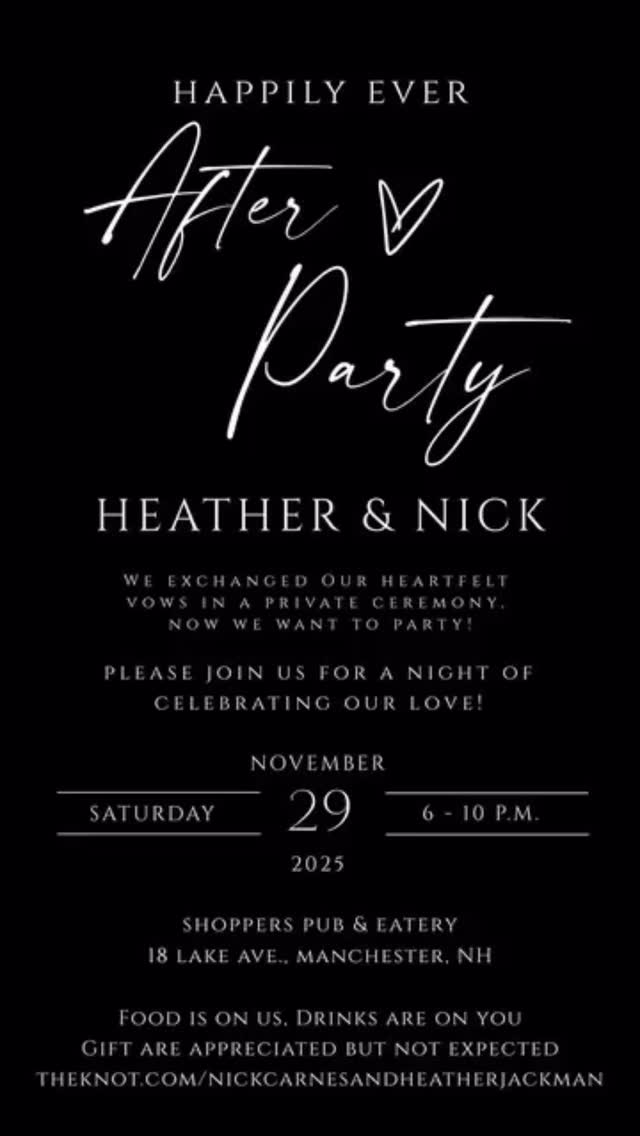 To our beloved shoppers regulars and fans, we officially invite you to party with us! Next Saturday 11/29/25 from 6-10! Don’t worry about a present just bring yourself and get ready to have a good time. bit.ly/4ocO7F4