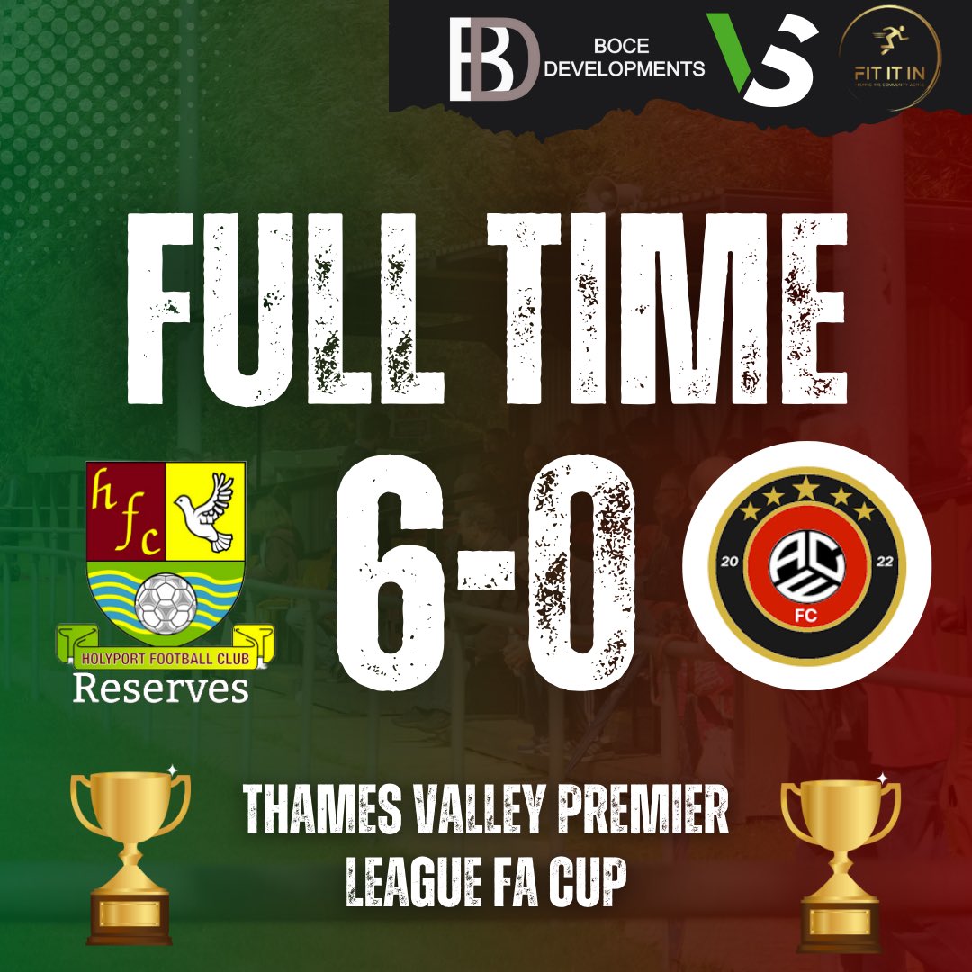 We’re through to the next round <a href="/ThamesValleyPL/">Thames Valley PL</a> FA cup!

🔴🟢 6-0 🟠🟠 <a href="/FcAlliedElite/">Allied Community Elite FC</a> 

⚽️⚽️ Dumont 25’ 35’
⚽️ Caithness 42’
⚽️⚽️ Unger 55’ 60’
⚽️ Camp-Overy 80’

Assists: Thorne, Errington, Dumont, Godwin

Shout out to Butler &amp; Noyce for both missing absolute sitters as well🤣
