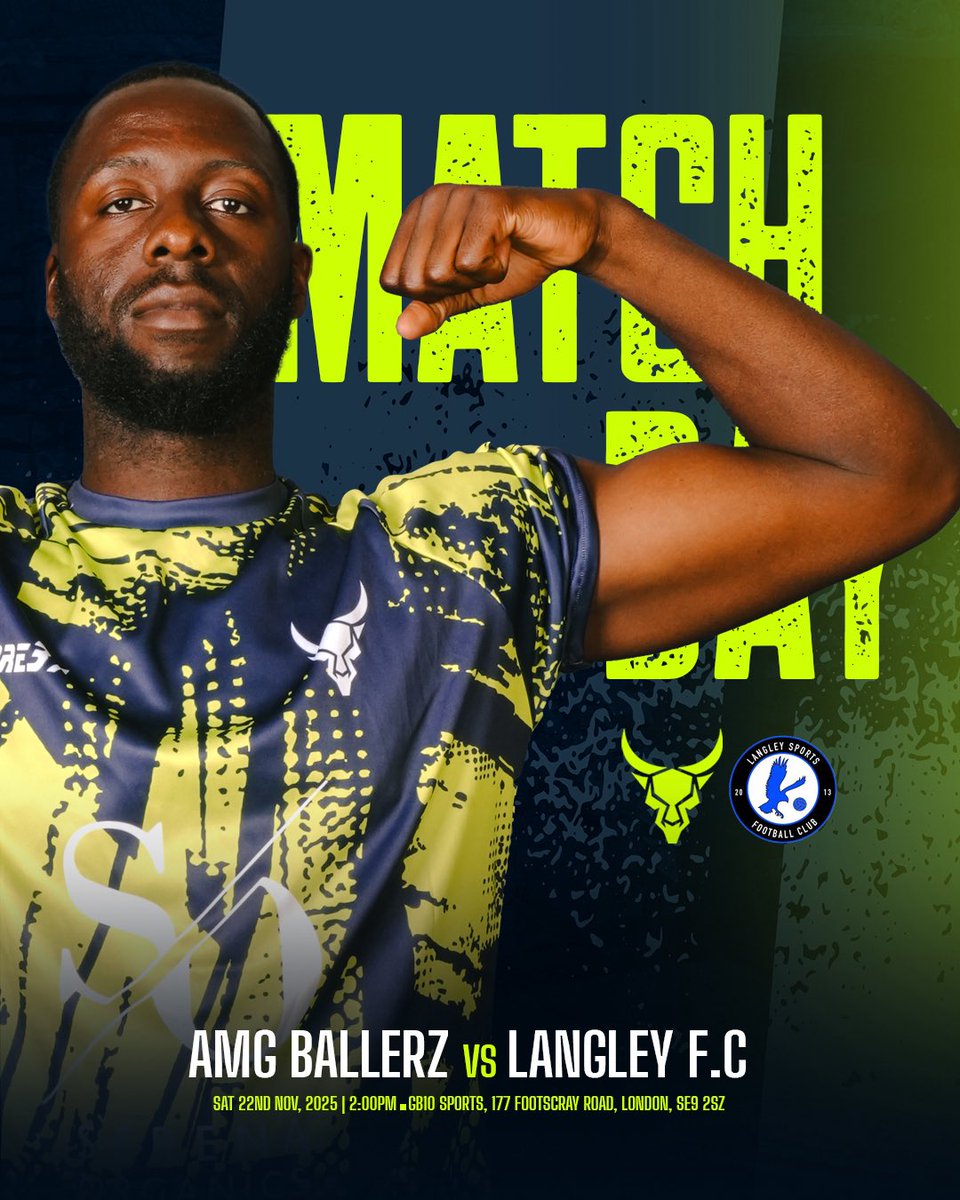 amgballerzfc's tweet image. BACK TO THE LEAGUE 😎😮‍💨

AMG vs Langley F.C.

🏟️Venue: GB10 Sports, 177 Footscray Road, London, SE9 2SZ

⏱️Kick off: 14:00PM

#BallerzOnly