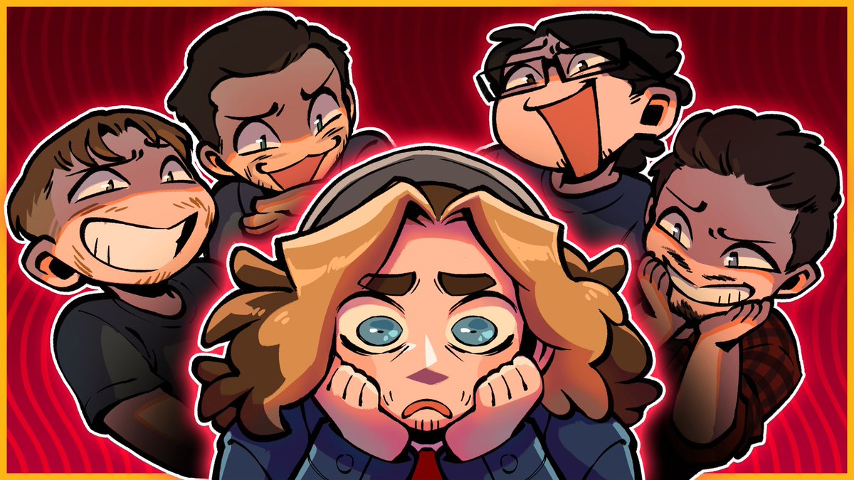 2 vids in 1 month! I’m so excited for you all to watch “Pokemon Pun Game, But My Players BREAK Me!” 
Premiering at 2pm est today on YT!
Thumbnail done by my amazing partner <a href="/teliivision/">jess 📺 | COMMISSIONS CLOSED</a>